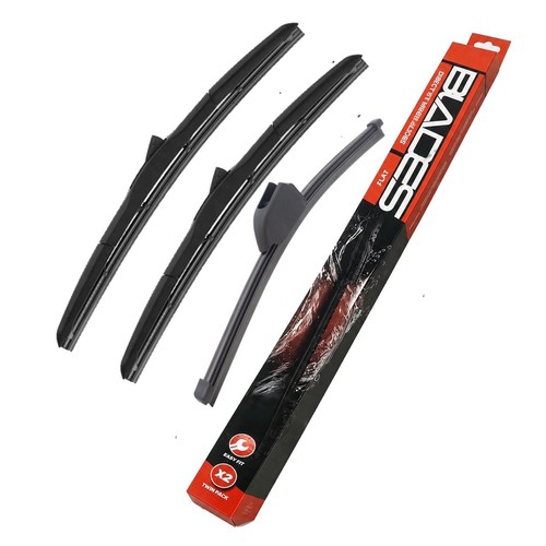 Front and rear wiper blades - front,