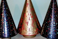 3 Christmas Tree Biscuit Tins