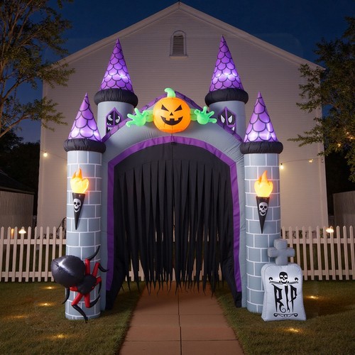 11ft grey inflatable halloween - 11ft,