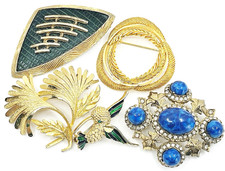 Small Lot 5 Unsigned Sphinx Attributed Brooches.