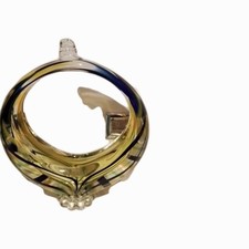 Romanian hand blown glass Blue