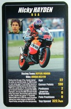 1 x  info card MotoGP The