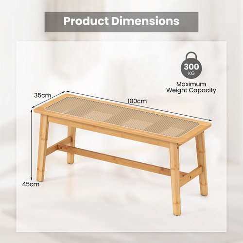Bench bamboo dining - dining, with