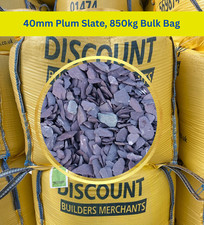 40mm Plum Slate, 850kg Bulk