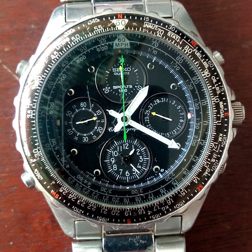 Seiko flightmaster 7t34 6a00 - flightmaster, 7t34-6a00