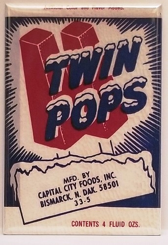 Twin pops ice cream magnet - twin,