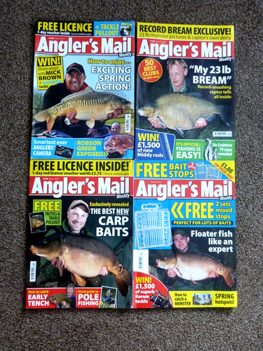 Anglers mail magazines - mail,