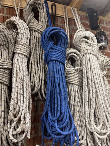 Blue marlow rope 50m - marlow, used