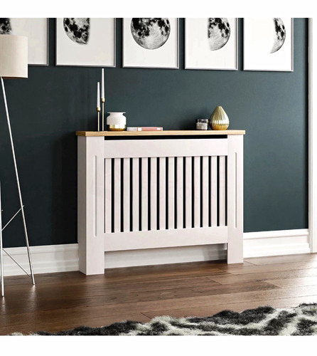 Arlington radiator cover - cover, white