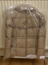 Ladies Gant Puffer Jacket, Size: XS, light tan/natural, pure down, New with Tags