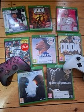 Xbox One S Digital 1TB Console + 2  Controllers, 8 games & Razer headset