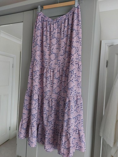 Hush pink and - blue, maxi
