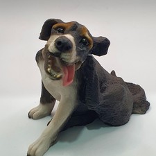 Dog figure decoration collector ceramic dog