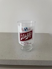 Rear Schlitz Beer Glass. Pint