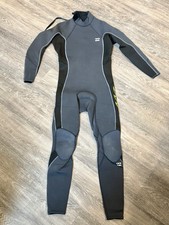 Billabong Absolute 3/2 Back Zip Wetsuit Grey Size M