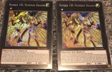 2x Yu-Gi-Oh! TCG Number 100: Numeron Dragon BLCR-EN084 Secret Rare Near Mint