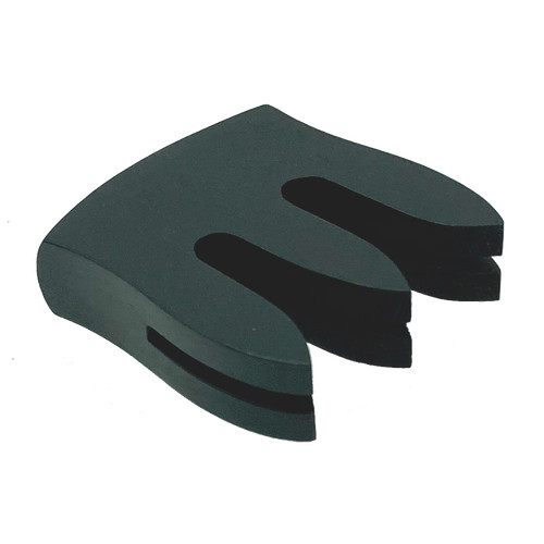 Ebony three prong trident - ebony,