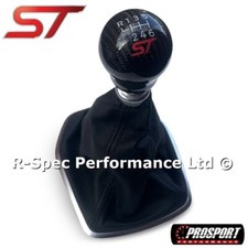 Prosport Carbon Fibre Gear Knob For MK3 Ford Focus ST ST2 ST3 Ecoboost Turbo Red