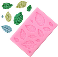 Leaf Silicone Icing Mould Baking Chocolate Cake Topping Fondant Mold Sugar craft