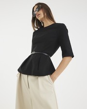 River Island Womens Black 3/4