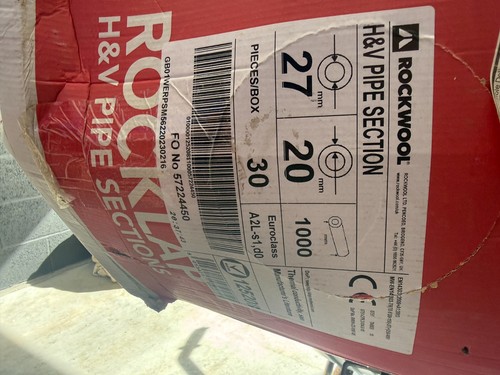 Rockwool foil backed - foil,