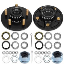 2 Sets 2000Lbs Trailer Hub Kit