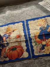 2 Burlap Pillow Covers Cute