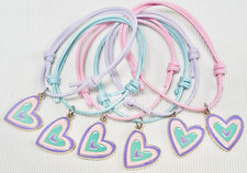 6 HEART FRIENDSHIP BRACELETS