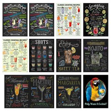 Cocktails retro metal - retro,
