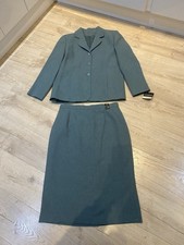 Debenhams Vintage green 2-piece smart Suit - Skirt UK 14 Jacket UK 16 lined BNWT