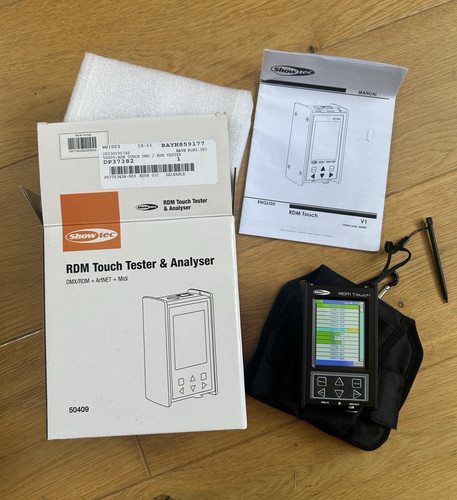 Showtec rdm touch tester - touch,