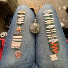 VINTAGE DOXA 30 HOUR MARK V MILITARY POCKET WATCH RE 2663 -  ROYAL FLYING CORPS