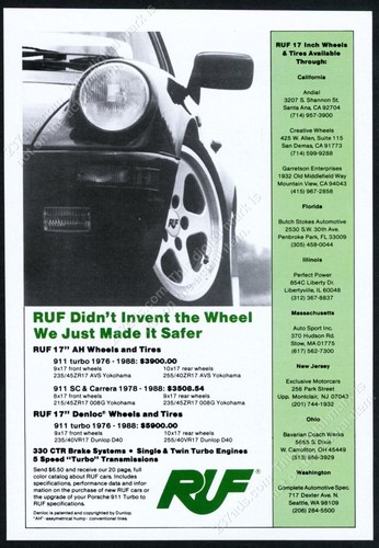 1988 ruf porsche - porsche, car