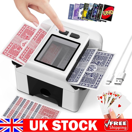 Automatic card shuffler - automatic,