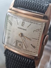 Vtg Longines 10k Gold Filled Art Deco Manual Wind Cal 10L Great Working Order.