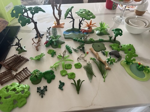 Large playmobil jungle - jungle, scenery