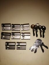 JOBLOT x8  +9 Keys in common Gege Half Euro Cylinder Lock 30/10 adjustable cam