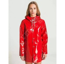 Women's PVC Leather Trench
