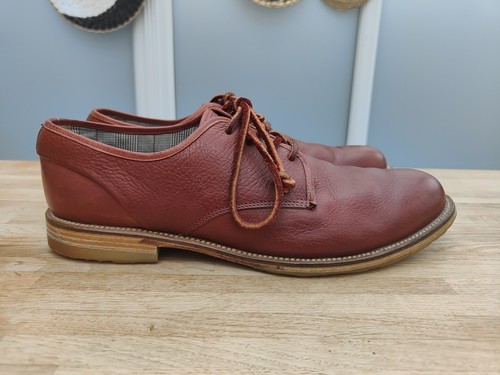 Shoes burgundy red leather - j,