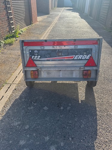 Erde 122 car tipping - tipping, trailer