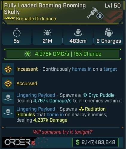 Borderlands skully grenades - skully,