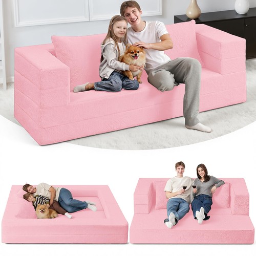 Futon sofa bed - with, pillow