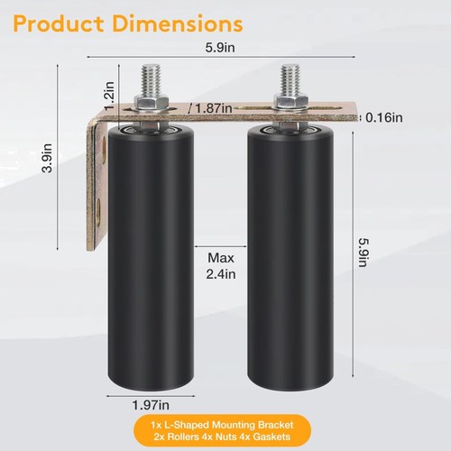 Heavy duty sliding gate roller - sliding,