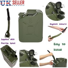 20L Metal Jerry Can Green Car