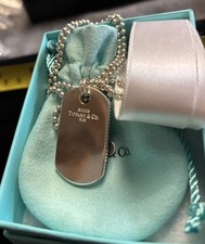 Tiffany & Co. Large Silver Tag