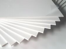 White Plasticard 2mm A4 Polystyrene High Impact HIPS Sheet Packs of 1, 3, 5 & 10