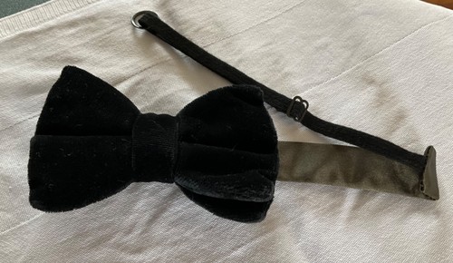 Vintage black velvet