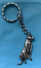 Meerkat Silver Pewter Keyring
