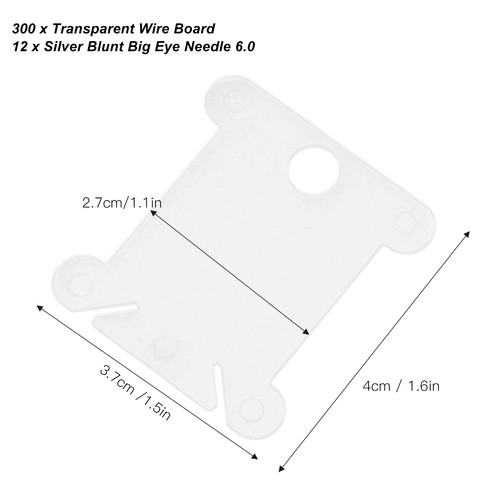 300pcs clear plastic - 300pcs,