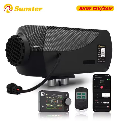 Sunster 12v 24v 8kw - 12v, air